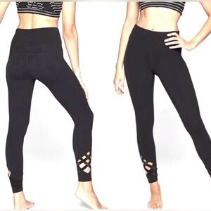 💥Active Life Womens Active Legging Elastic Criss Cross Detail Yoga Pant Sage M